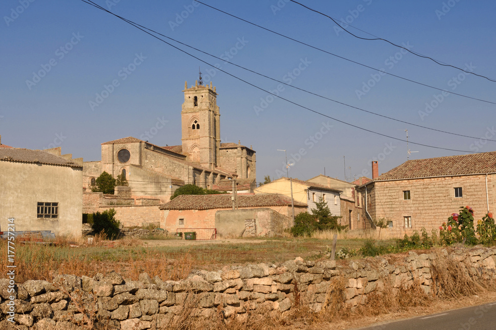 village of Sasamon, Burgos province, Spain