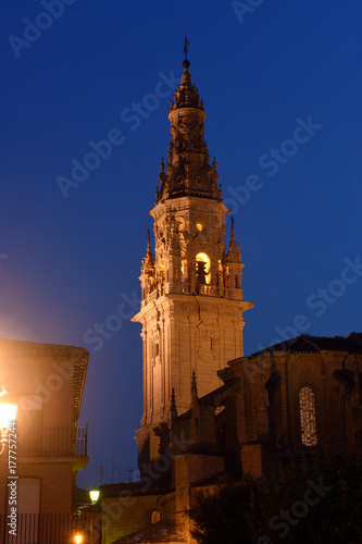 night at the Cathedral of Santo Domingo de la Calzada, La Rioja, Spain