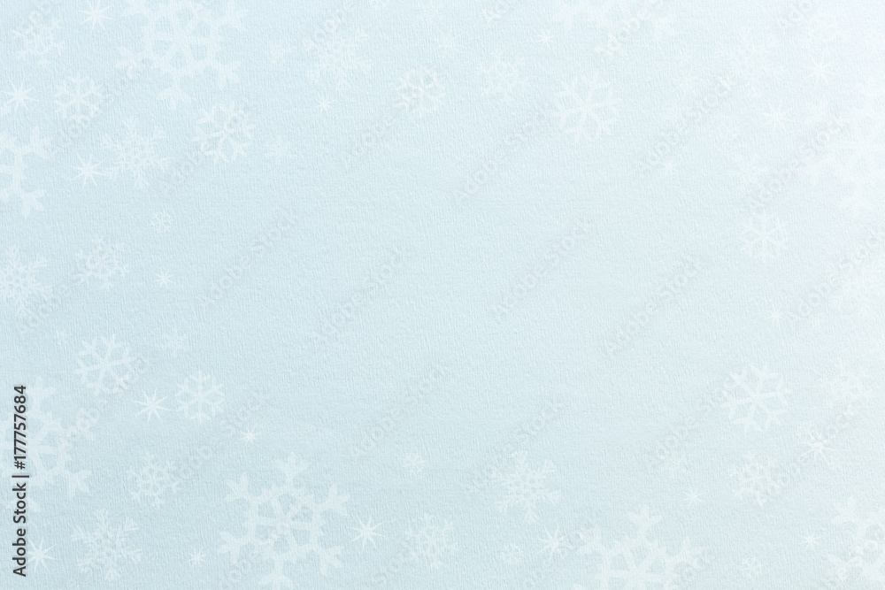 Blue Christmas background with snowflakes. 