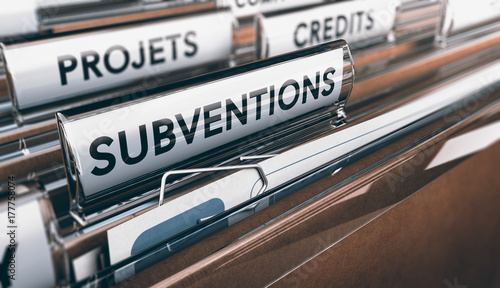 Obraz na płótnie Demande de Subventions