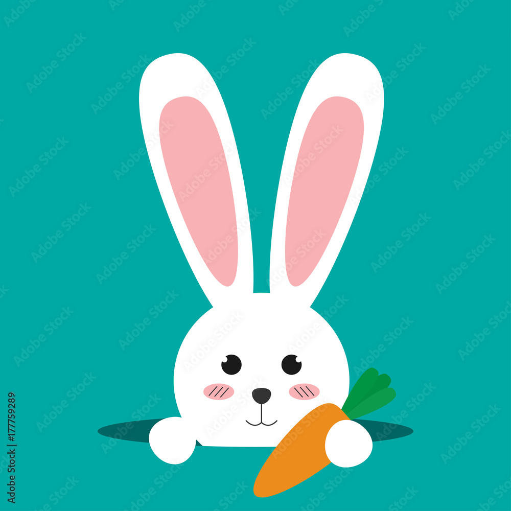 Fototapeta premium Happy Easter bunny