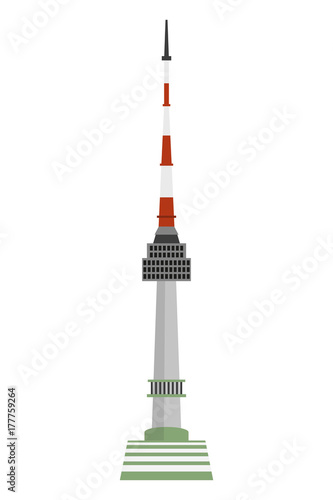 N Seoul Tower in South Korea.