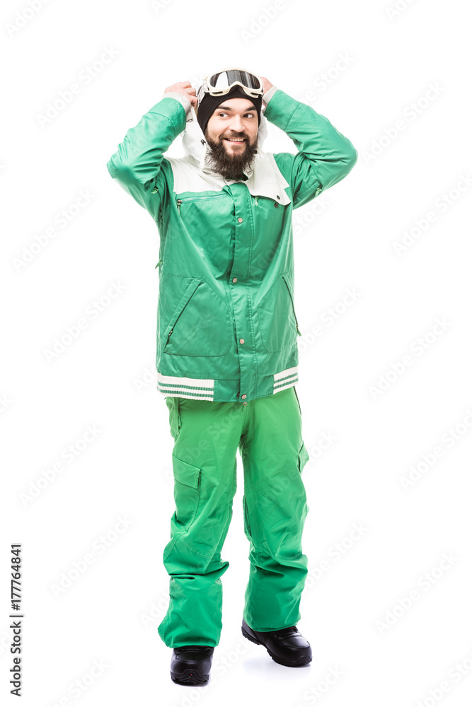 man in snowboarding costume man in snowboarding costume