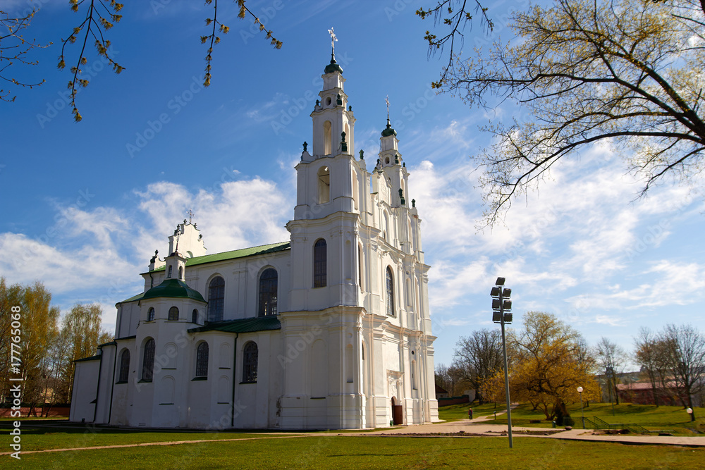 Fototapeta premium Saint Sophia Cathedral church. Polotsk city, Belorussia