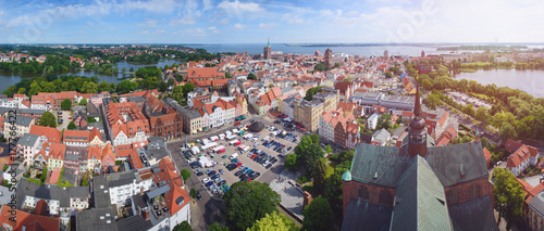 Photos Panorama Stralsund in Sommer
