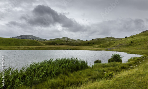 mountain lake landscape