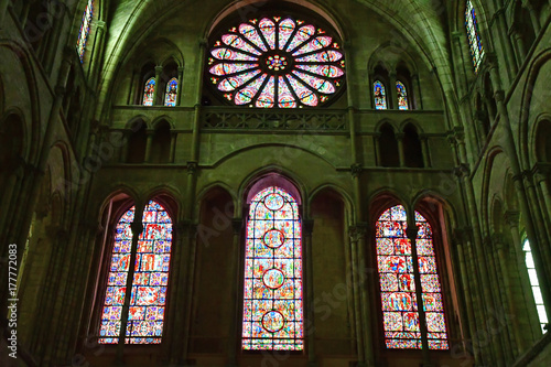 Reims, France - july 26 2016 : Saint Remi basilica