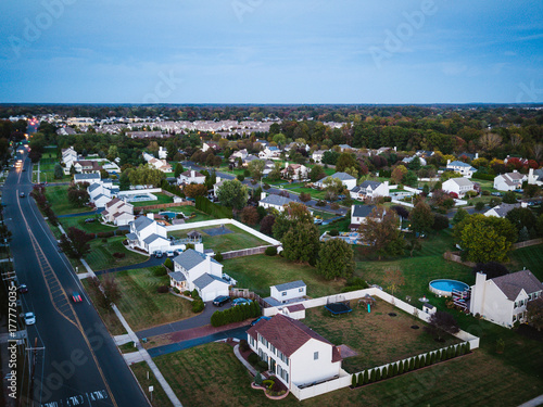 Aerial of New Jersey Homes
