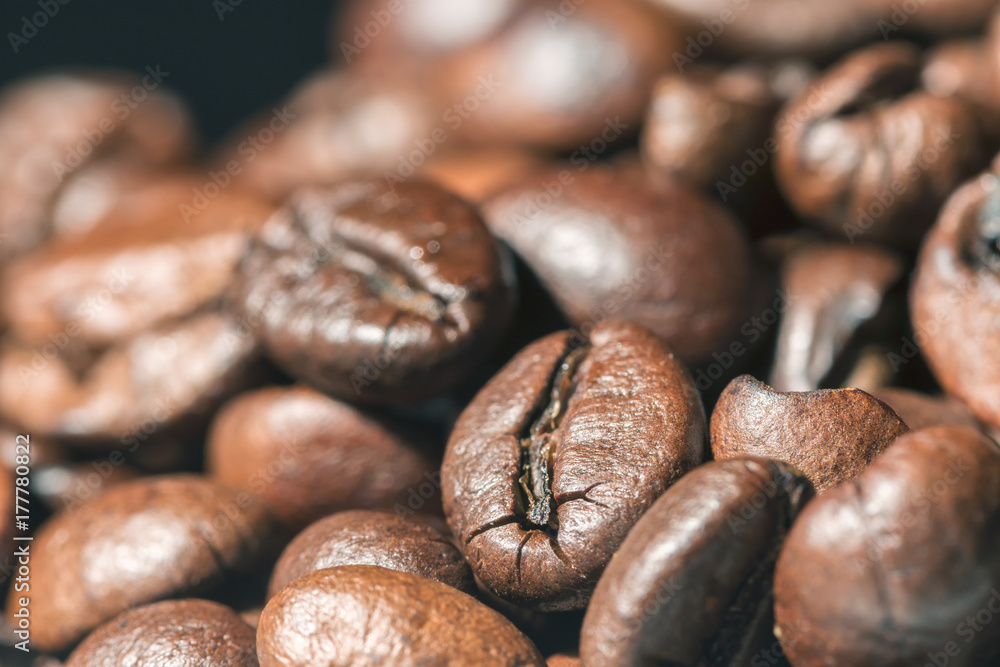 Naklejka premium Kafeebohnen