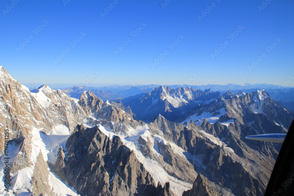 Survol du Mont Blanc