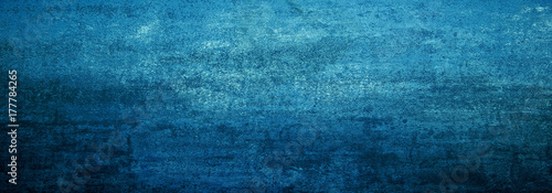 banner orizzontale metallo blu photo