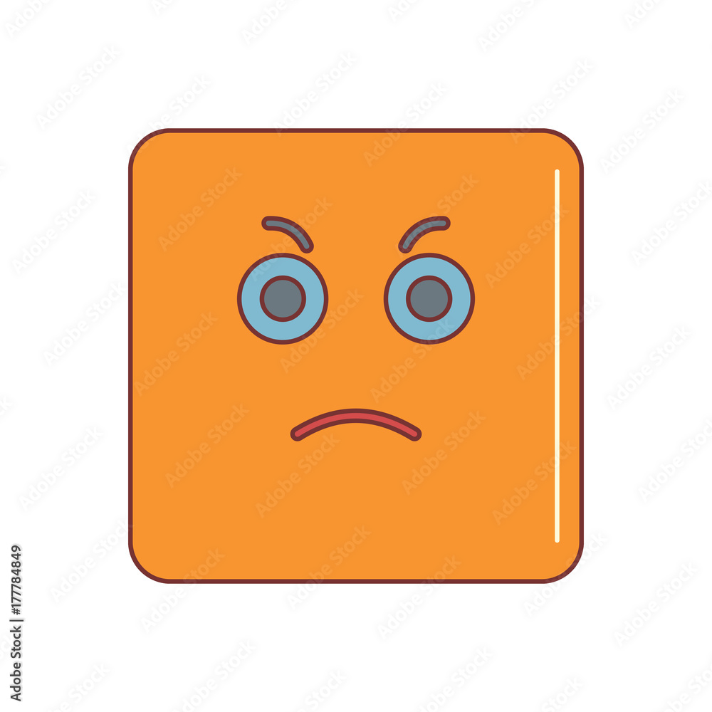 Emoticon icon, cartoon style Emoticon icon, cartoon style