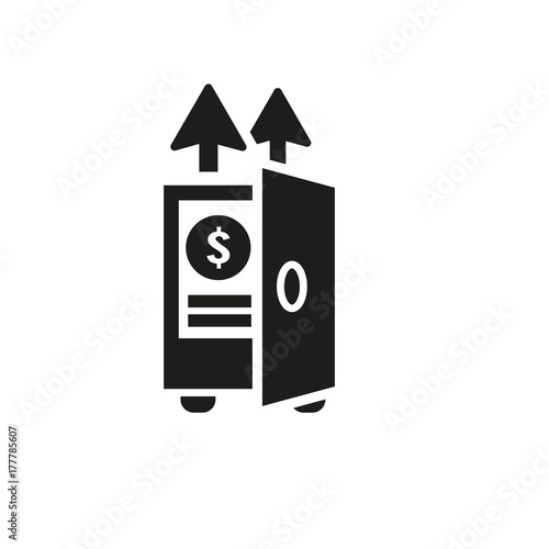Bank deposit icon