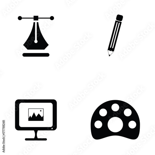 graphic design icon set