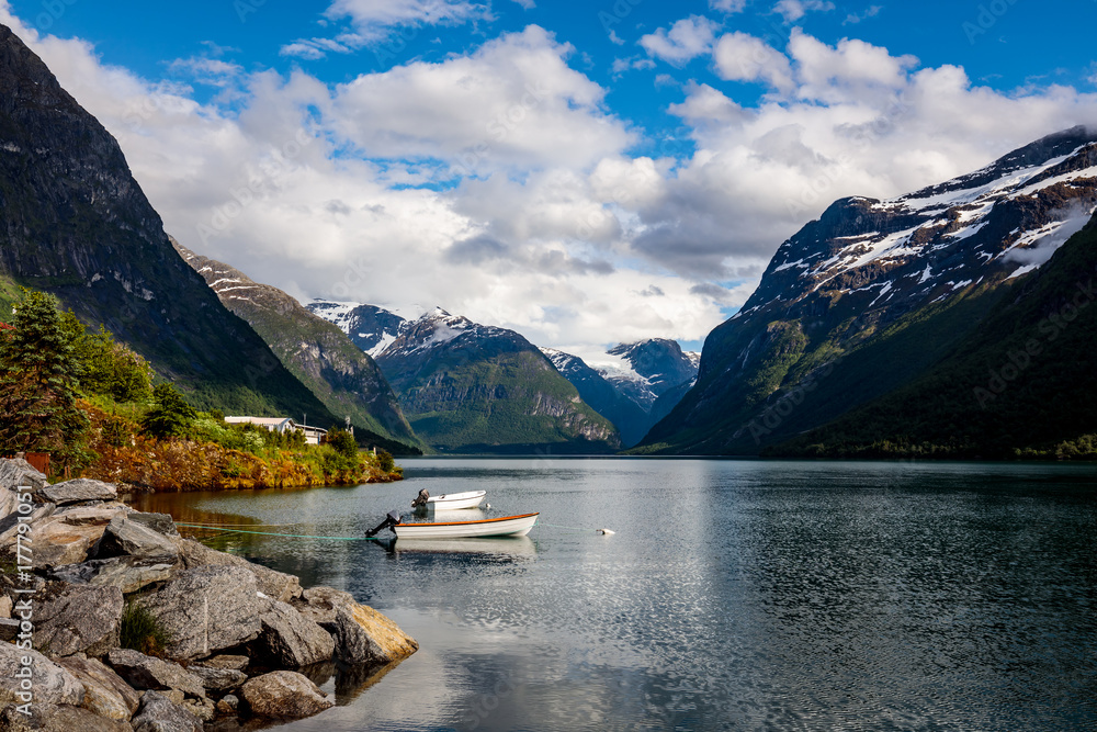 Fototapeta premium Beautiful Nature Norway.