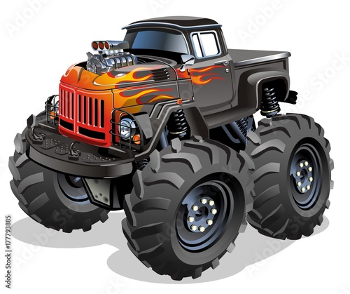 Cartoon Monster Truck