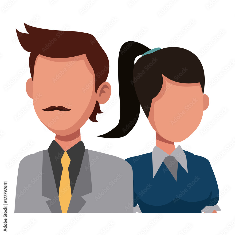 Teachers teamwork couple icon vector illustration graphic design Teachers teamwork couple icon vector illustration graphic design