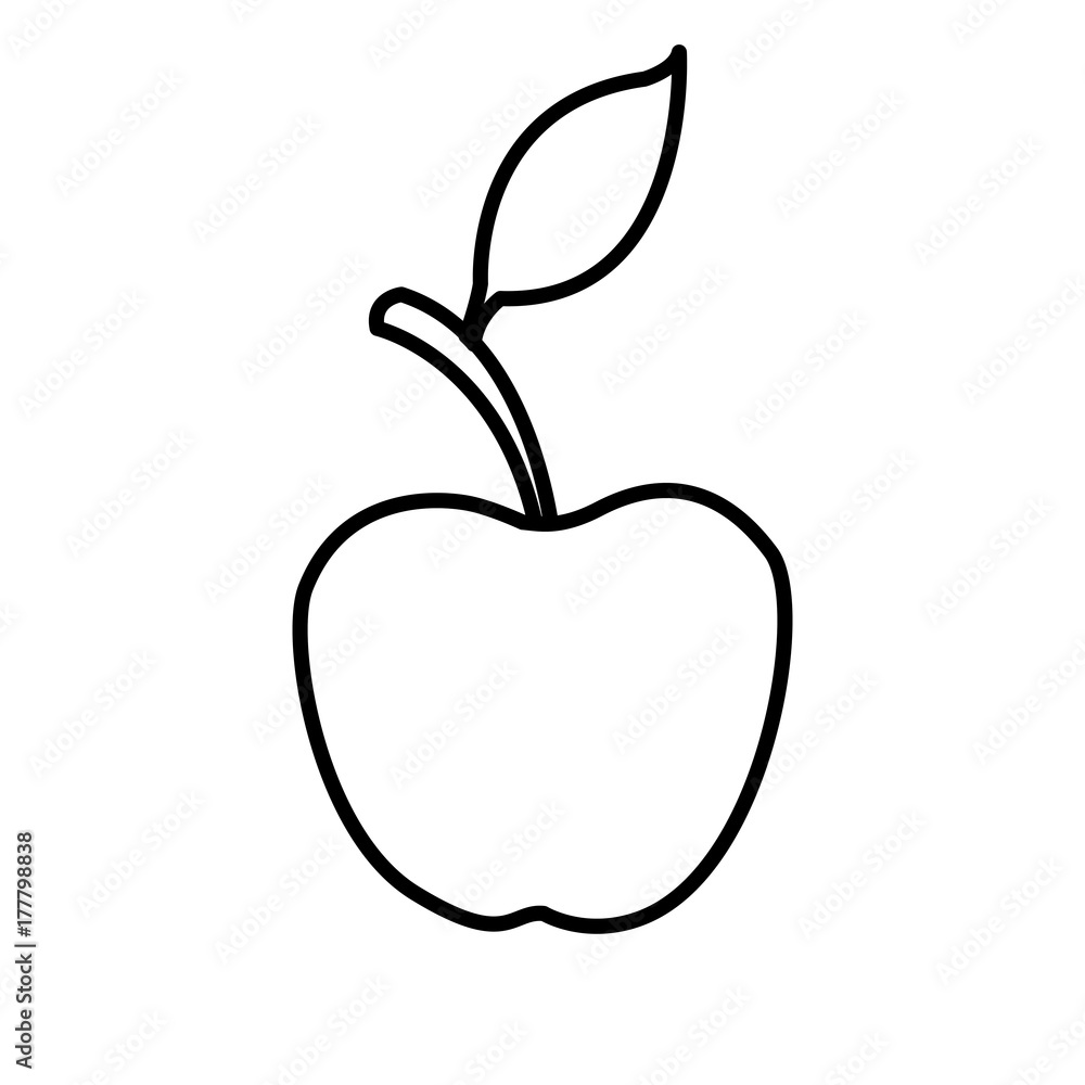 Delicious apple fruit icon vector illustration graphic design Delicious apple fruit icon vector illustration graphic design