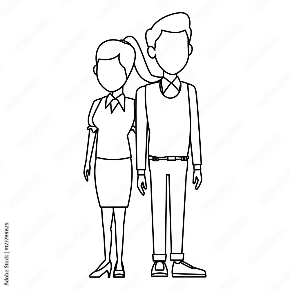 Teachers teamwork couple icon vector illustration graphic design Teachers teamwork couple icon vector illustration graphic design