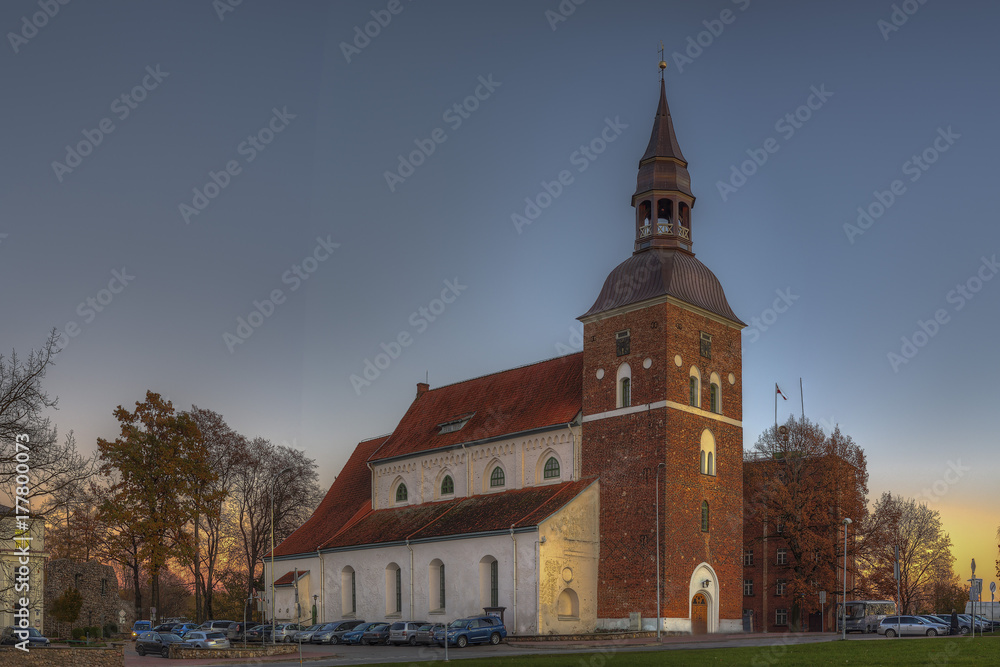 Valmiera Holy Simon's Church is a Lutheran church