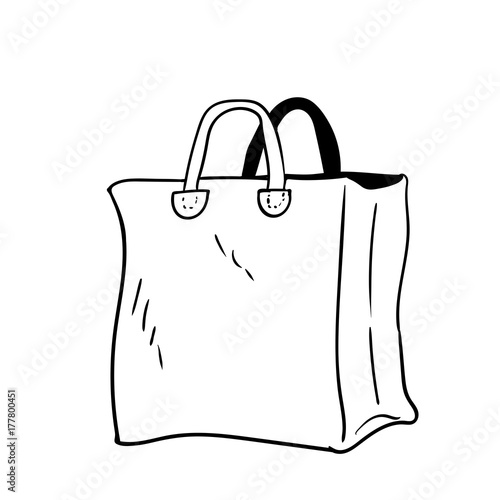 Illustration of Bag - Vector hand drawn