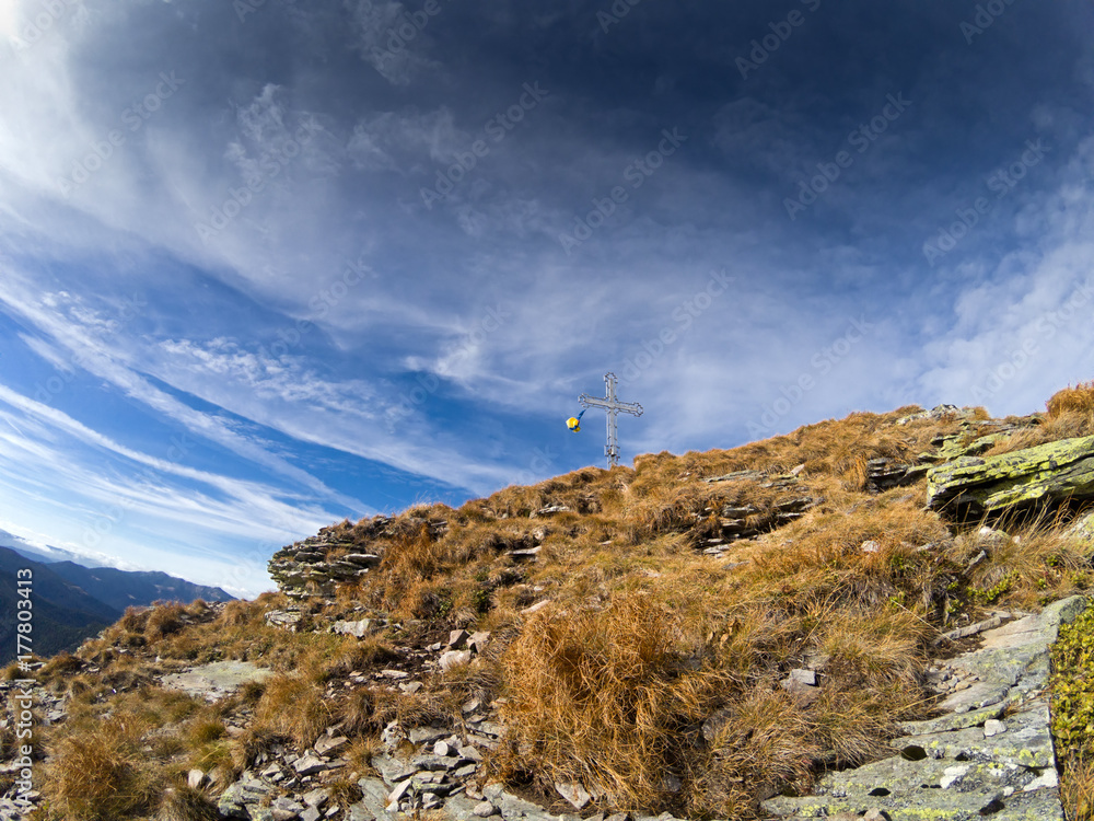 Fototapeta premium trekking in Calimani mountains, Romania