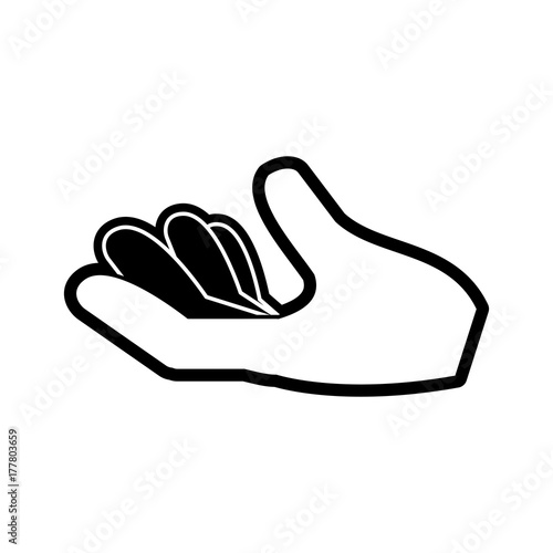 hand  vector illustration