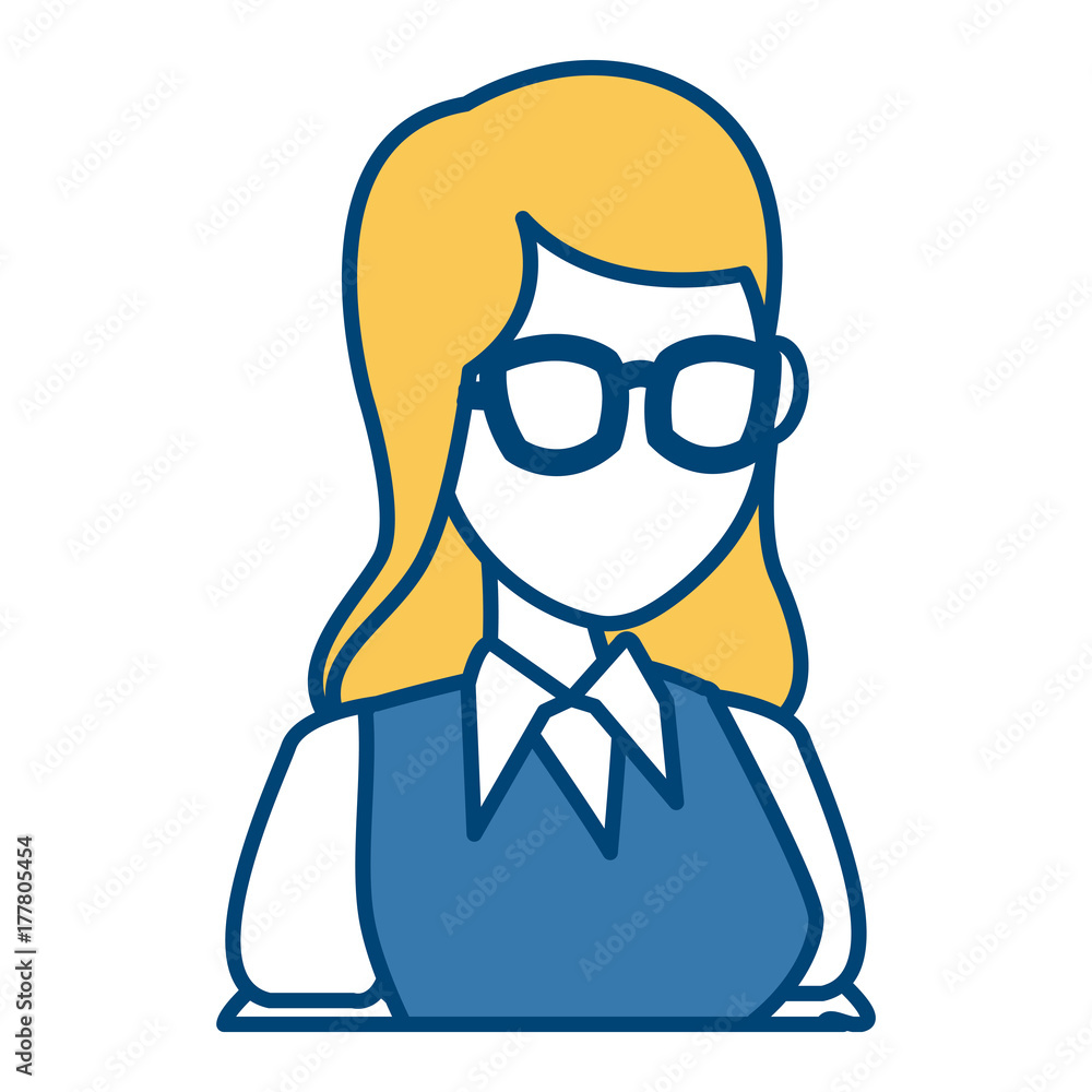 School teacher cartoon icon vector illustration graphic design School teacher cartoon icon vector illustration graphic design