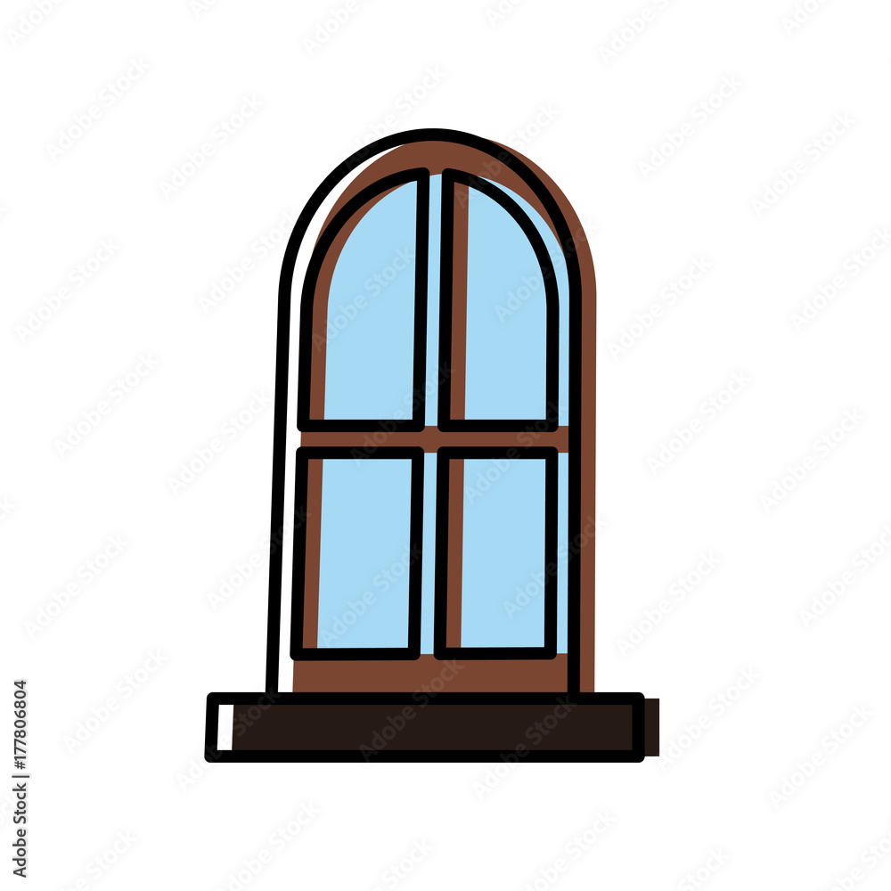 House big window icon vector illustration graphic design House big window icon vector illustration graphic design