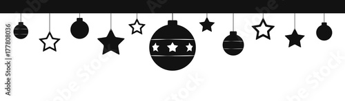SILHOUETTE FRISE DE NOËL