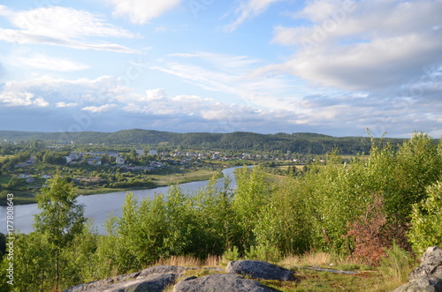 view from the mountain