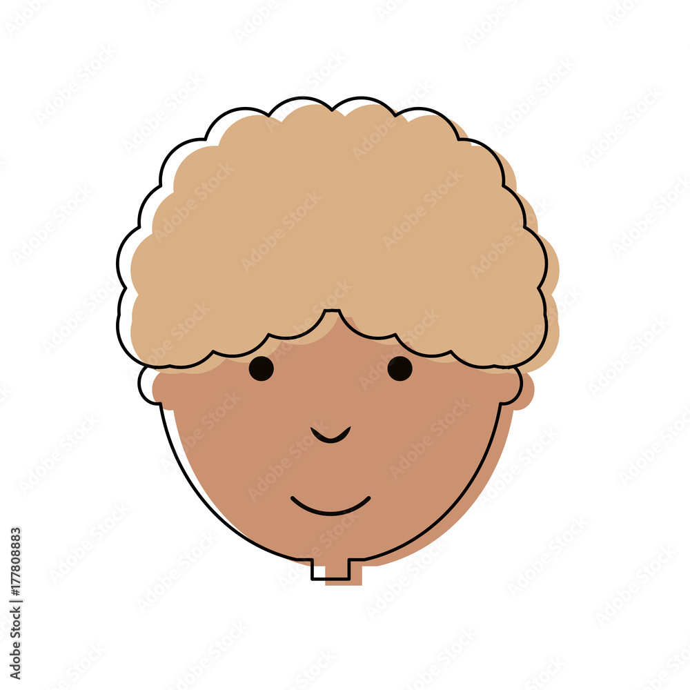 Obraz premium man face vector illustration