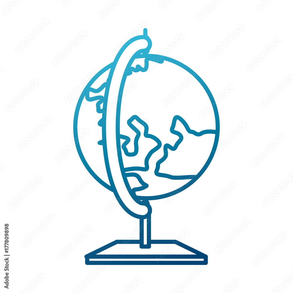 School Earth globe icon vector illustration graphic design School Earth globe icon vector illustration graphic design