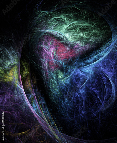 Abstract fantastic gothic textured background