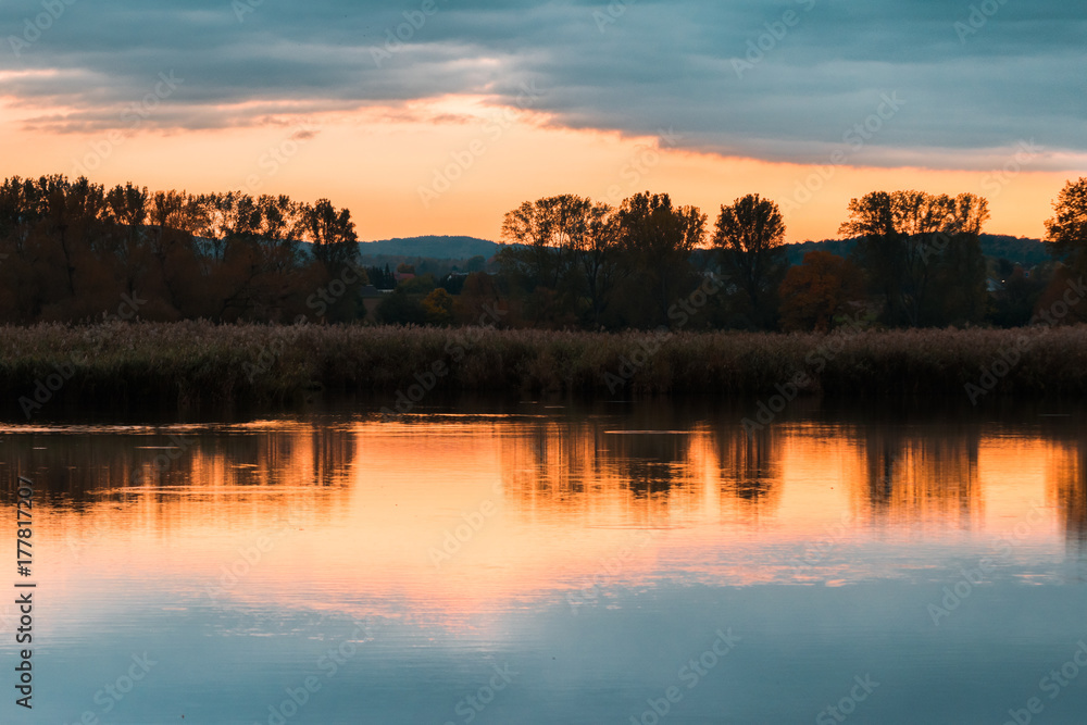 Sunset Reinheimer Teich