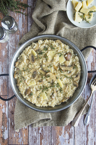 Photos Mushroom and taleggio risotto