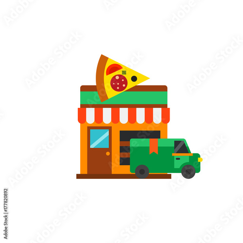 Pizzeria Vector Icon