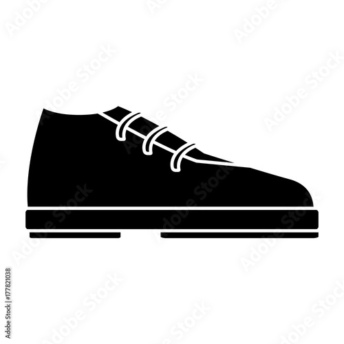 Elegant male shoe icon vector illustration graphic design