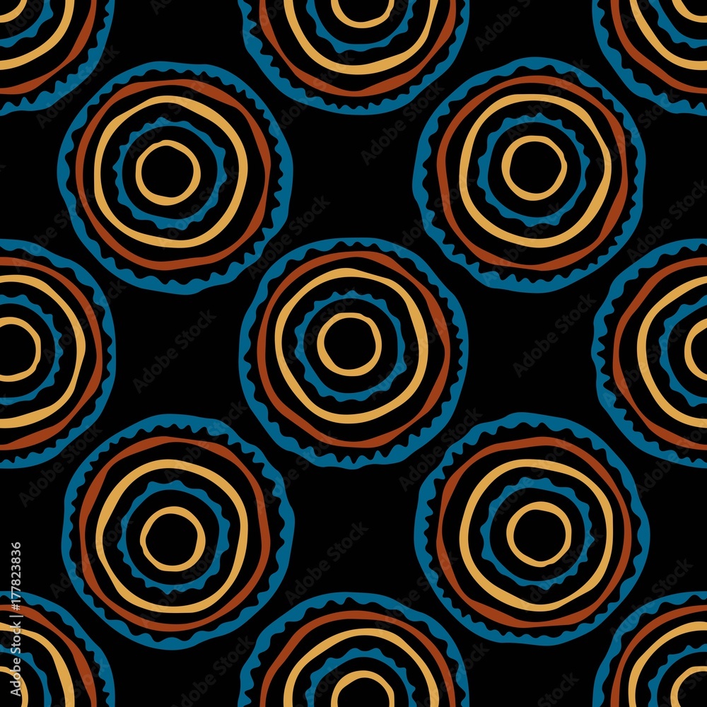 Africa aztec seamless pattern. Can be used in fabric design for making of clothes, accessories, decorative paper, wrapping, envelope, web design. Vector illustration.