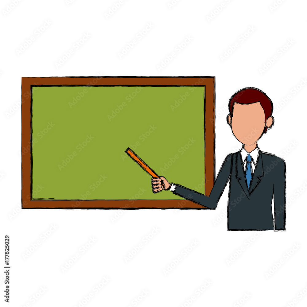Teacher with blackboard icon vector illustration graphic design Teacher with blackboard icon vector illustration graphic design