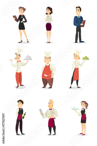 Staff of restaurant.