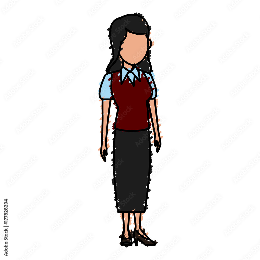 School teacher cartoon icon vector illustration graphic design School teacher cartoon icon vector illustration graphic design