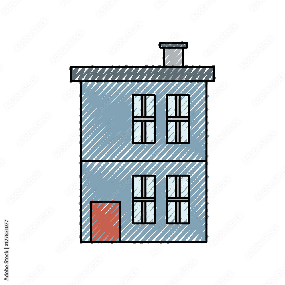 house icon over white background vector illustration house icon over white background vector illustration