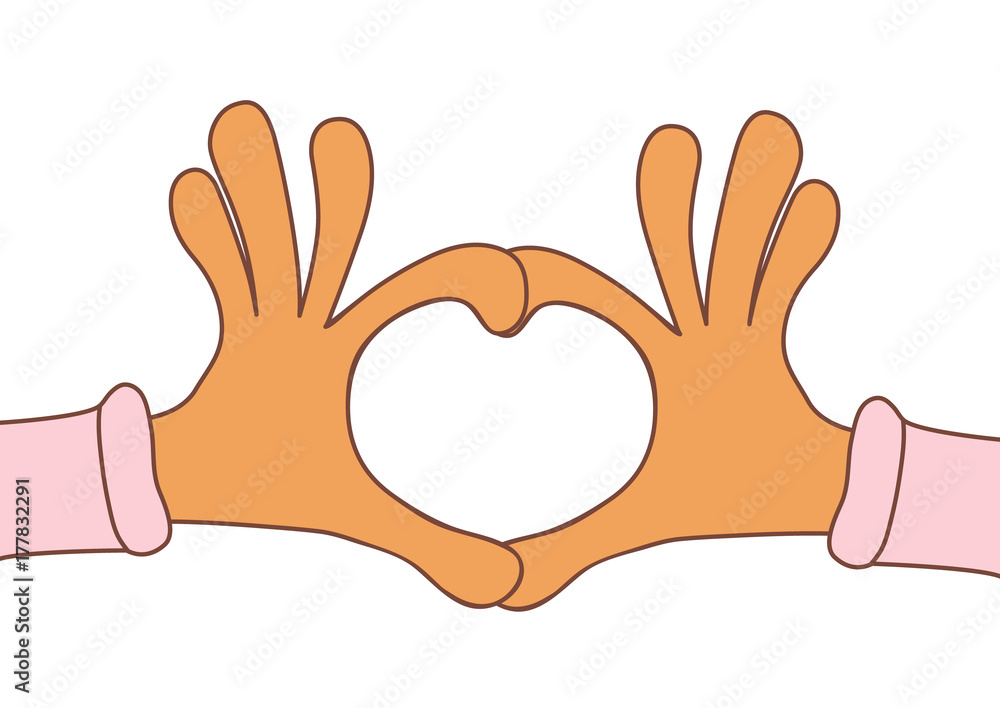 Two hands making heart sign. Love, romantic concept. Two hands making heart sign. Love, romantic concept.