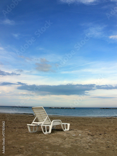 relaxing at beach