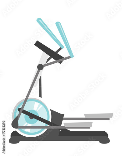 Elliptical cross trainer machine