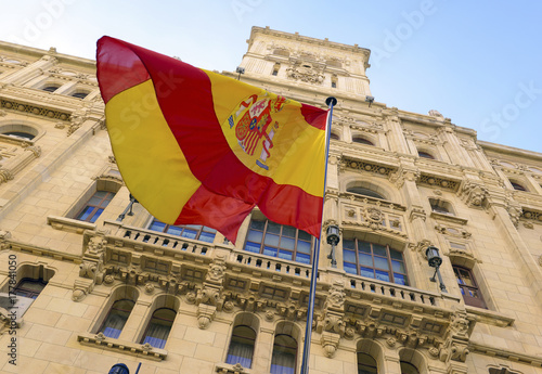 The controversial push for independence by Catalonia has increased demand for Spanish flags as many buildings in Madrid now display them in a show of nationalism in the European country