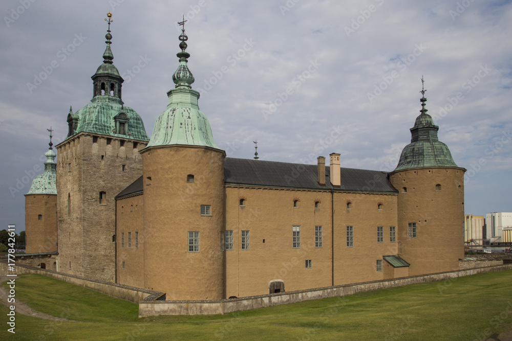 A general view over the fortress of Kalmar