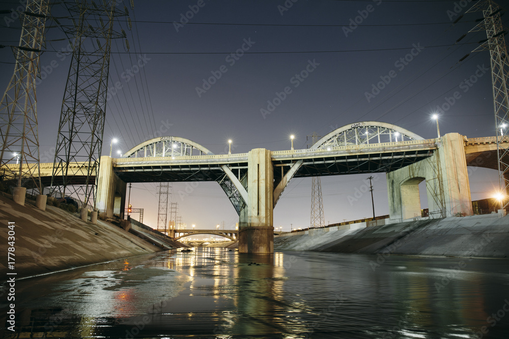 Naklejka premium Los Angeles Bridge 