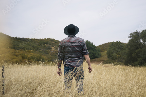 Man In A Field 